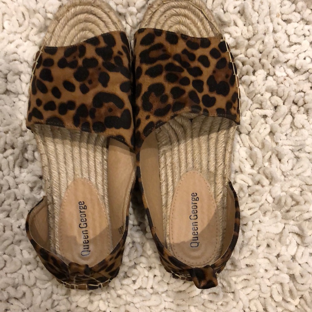Cheetah print sandals